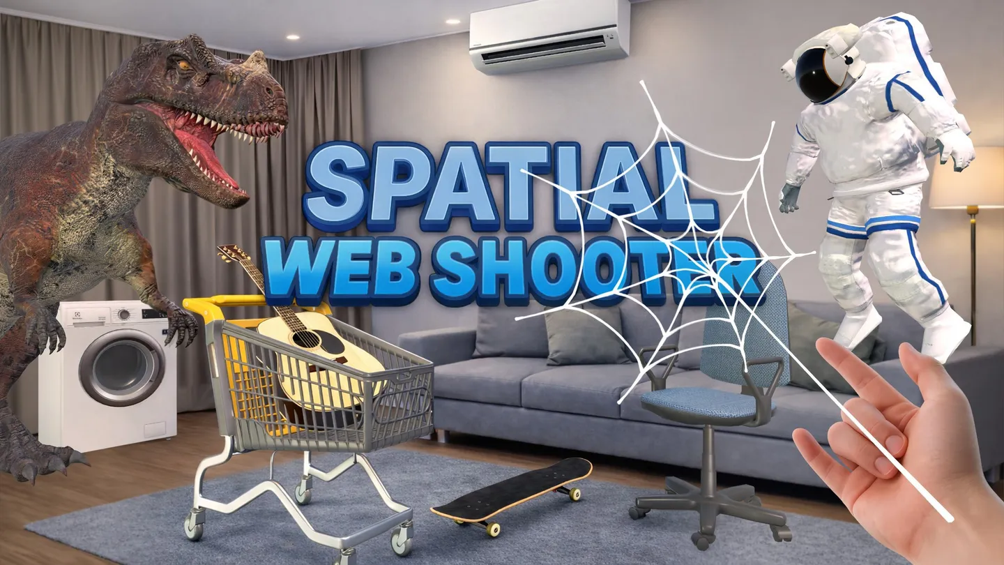 《空间蛛网射击游戏》Spatial Web Shooter