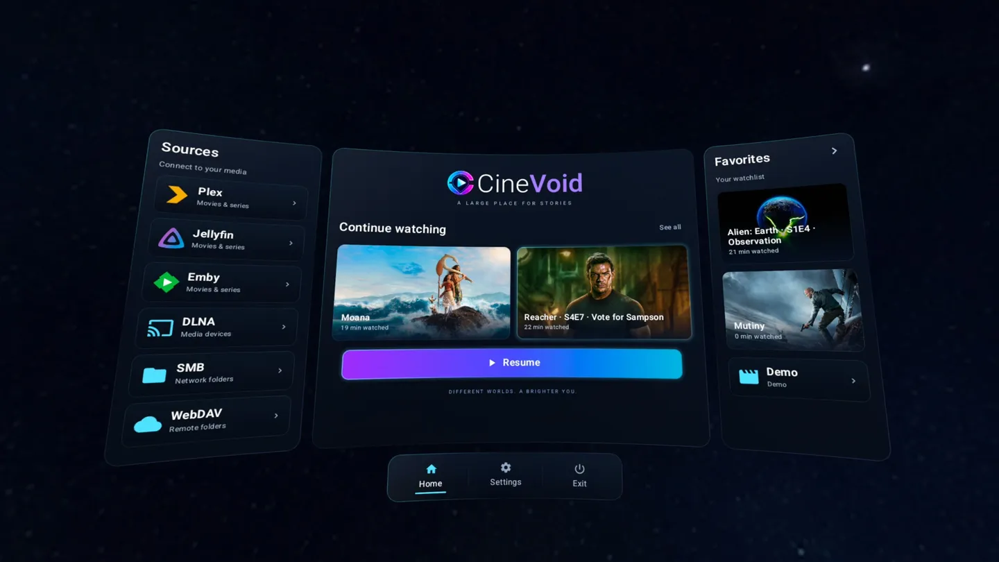 《CineVoid VR 媒体播放器》CineVoid VR Media Player